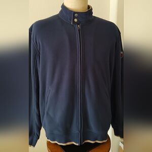 Scappino Men's Jacket With Zipper Stand Collar Size XL